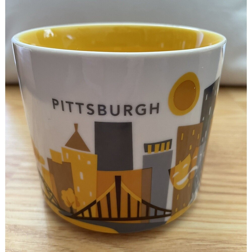 Starbucks Pittsburgh 2012 You Are Here Collection Coffee Tea Cup Mug